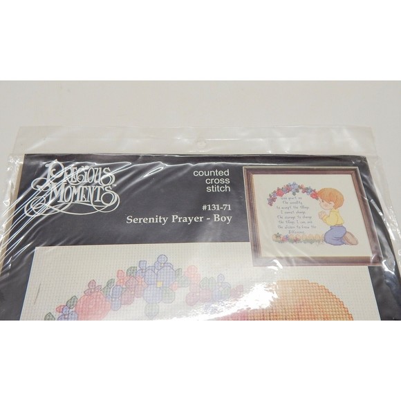 Janlynn Precious Moments Serenity Prayer Boy 131-71 Counted Cross Stitch Kit - Picture 9 of 9